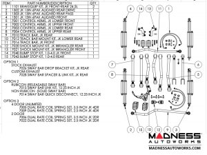 Jeep Wrangler JK Game-Changer Suspension 2.5"/3.5" - 6Pak Edition 